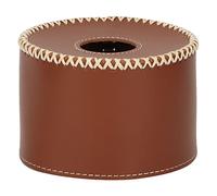 BTOSEP Housse de protection pour réservoir de gaz en cuir PU pour bouteille de carburant pour camping en plein air, marron foncé, Décontracté