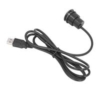 BTOSEP Œillet de charge USB encastré - Bonne protection - Charge rapide pour bureau et canapé - Installation intégrée - Alliage d'aluminium ABS durable