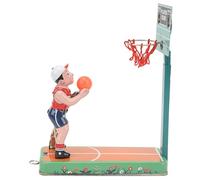 BTOSEP Jouet d'horloge, joueur de basket-ball, mécanisme de remontage rétro, jouet pour collectionneur, fête d'anniversaire surprise