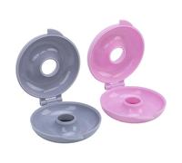 BTOSEP Lot de 2 moules à beignets robustes en ABS pour bagels et pâtisseries - Démoulage facile - Outil de cuisine