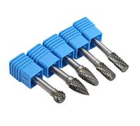 BTOSEP Lot de 5 fraises en carbure de tungstène haute efficacité pour sculpture dans la construction navale et l'ingénierie (ACDFG)