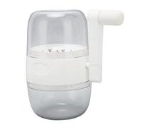 BTOSEP Moulin à noix manuel avec poignée antidérapante, lames en acier inoxydable pour hacher les noix et l'ail, hachoir manuel en blanc, parfait pour une utilisation en cuisine