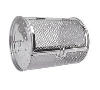 BTOSEP Panier à griller en acier inoxydable durable rotatif à 360° pour barbecue, légumes et noix, 1 unité (B)