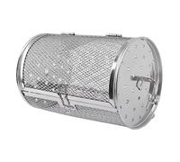 BTOSEP Panier à griller en acier inoxydable durable rotatif à 360° pour barbecue, légumes et noix, 1 unité (A)