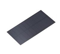 BTOSEP Petit panneau solaire portable, module de cellules solaires, parfait pour les batteries de 3,7 V pour le chargement en extérieur et les applications de bricolage 1 W 5 V