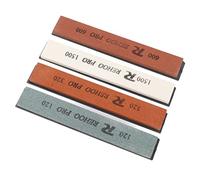 BTOSEP Pierre à Aiguiser les Couteaux, Grain 120 320 600 1500 | Idéal pour les ciseaux, les couteaux de cuisine, usage professionnel, facile à utiliser, à eau uniquement