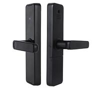 BTOSEP Smart Lock Télécommande sans vec empreintes digitales, mot de passe pour portes en métal et bois, sûre et polyvalente, 24,9 x 6,1 x 7,6 cm