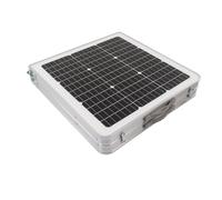 BTOSEP Table solaire pliable de 100 W, design de production d'énergie haute efficacité en alliage d'aluminium pour camping en plein air et pique-nique