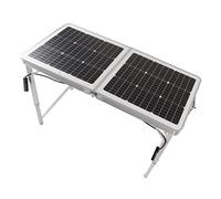 BTOSEP Table solaire portable pliable 100 W pour camping et pique-nique en alliage d'aluminium