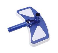 BTOSEP Tête d'aspiration lestée pour éliminer efficacement la saleté dans les piscines et les bassins à poissons, plastique bleu et blanc, 28,3 x 12 x 10 cm