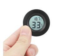 BTOSEP Thermomètre hygromètre LCD haute précision, compteur compact d'humidité et de température pour réfrigérateur, rouge (#4)
