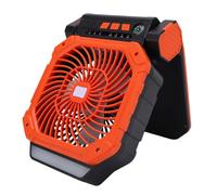 BTOSEP Ventilateur de camping solaire rechargeable 7800 mAh à piles pour camping, voyage, pêche