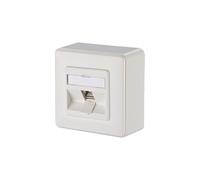 BTR Netcom réseaudose Aufputz CAT 6A 1 Port Metz Connect blanc