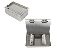 Btstil Réservoir de sol, prise encastrée en acier inoxydable, prise encastrée au sol étanche avec 3AC + 2 RJ45 pour cuisine, salon, bureau, réservoir inférieur escamotable (3AC)