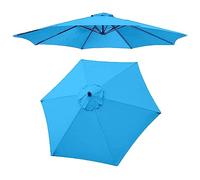 BTYQKZVPM Parasol de Jardin, Parapluie octogonal à auvent de Remplacement(Sky Blue,6ribs 6.5ft/2M)