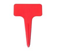 Buachois 20 Pcs Étiquettes de Plantes en Plastique 10cm Forme d'arbre Pointe Fleur Plante Étiquette Pot Nom Piquet Étiquettes Marqueurs de Jardin Graines Bâtons de Plantation pour Serre Jardin(Rouge)