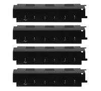 Buachois 4 Tentes Chauffantes pour Gril en Fer Recouvert Émail, Couvercle de Brûleur en Acier Porcelaine Robuste, Répartition Uniforme de La Chaleur pour Pièces de Rechange pour Gril à