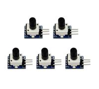 BUAGOUWZ 5X Testeur de Servomoteur ESC Contrôle PWM Mini Ventilateur Sans Balais à Monter Soi-Même Contrôleur de Vitesse de Moteur D'Avion