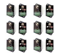 BUAGOUWZ 6X Balun Vidéo Actif Monocanal pour Émetteur-Récepteur Vidéo HD Actif CCTV HD-TVI CVI AHD