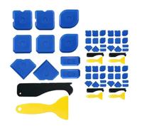 BUAGOUWZ Caulk Finishing Tools Kit for Silicone - 5-Piece Set DIY Bathrooms | Universal fit works with most caulk gaps and surfaces, making it ideal for showers, sinks and countertops. Great for upgrades