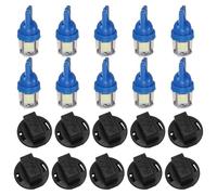 BUAGOUWZ Combiné Compact Bleu Installation LED