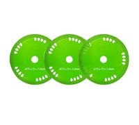 BUAGOUWZ Disque diamant 75 mm, 10 mm alésage, 0,04 po epaisseur, 3 pièces | Diamant robuste et brasage amélioré pour des coupes nettes sur céramique et métal fin; adapté à une meuleuse standard