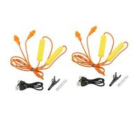 BUAGOUWZ Écouteurs Port Discret Bluetooth 2Pièces