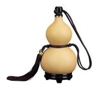 BUAGOUWZ Gourde Vin Cuivre Incrusté Bouchon Double Anneau 500 ML