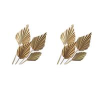 BUAGOUWZ Grandes Feuilles de Palmier Séchées Naturelles - 16 Lances de Palmier Séchées pour Style Art Tenture Murale Ornement Décoration de Mariage