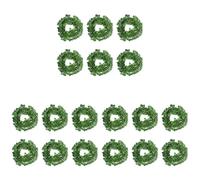 BUAGOUWZ Lierre Artificiel Guirlande 18 Brins - Fausses Vignes 2m intérieur | fausses plantes réutilisables: feuilles en tissu, tige en plastique souple, facile à couper pour s'adapter à tout cadre.