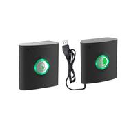BUAGOUWZ Wireless Long-Range Intercom with Welcome Chime 2-Unit Black Kit | Built-in welcome chime enhances security and hospitality for visitors; easy to monitor who arrives instantly.