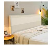 BUAOGDVG Housse Tete de Lit Extensible, Moderne Housse de Protection | Tête de Lit Déhoussable et Lavable, Anti-poussière(Marron Clair,100cm)