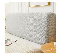 BUAOGDVG Tête de lit Double, Couvre-lit élastiqué | Housse de tête de lit double lavable universelle, anti-poussière(18,110-140cm)