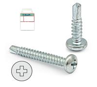 BUARFE Vis autotaraudeuse tête bombée DIN 7504-N zingué Ø 3,9 mm x 13 mm