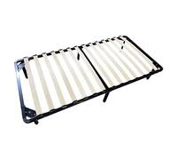 Buartttbear Sommier 90x190CM avec Pieds,Sommiers a Lattes pour Adulte avec Lattes en Bois et Structure en métal, Compatible avec Cadre de Lit (Sommier-90x190avecPieds)