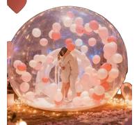 Bubble House, tente gonflable transparente, camping sous les étoiles, décoration de fête, 2,5 m de diamètre (8,2 pieds)