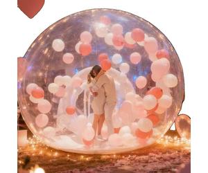 Bubble House, tente gonflable transparente, camping sous les étoiles, décoration de fête, 2,5 m de diamètre (8,2 pieds)