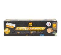 Bûche de ramonage 1.1kg + Certificat PYROFEU