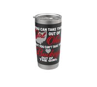 Buckeye Girl Quote Home Heart State Women Funny Graphic Ohio Gobelet isotherme en acier inoxydable double paroi