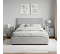 Bucmath Paire de cabinets de Chevet en Bois d ingénierie Sonoma Gris, 2 tiroirs chacun, 43 x 34,5 x 47,5 cm, pour Chambre lit, Rangement Nuit