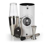 Buddy´s Bar Ensemble de Bar Boston - 700 ML - Shaker à Cocktail Boston - Pilon - Passoire de Bar - Acier Inoxydable Poli