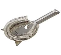 Buddy's Bar - Tamis Cocktail, Hawthorne Strainer, Tamis de Haute qualité pour Tous Les Verres et shakers, Poli Brillant, Lavable au Lave-Vaisselle avec Ressort Spiral Amovible