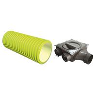 Buderus Logaplus Kit de distribution d'air RR65D système de conduits ronds 75mm jusqu'à 65m² (Plafond) - 7739619928