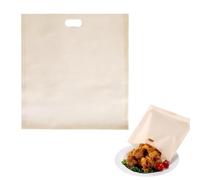 Buerfu Sac Grille-réutilisable - Sac à Lavable antiadhésif | Sacs réutilisables pour Fromage grillé pour Pizza, pépites de Poulet, saucisses