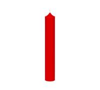 Bütic GmbH Lot de 2 bougies à tige colorées 180 mm x Ø 22 mm - Bougies avec combustion sans laisser de résidus - Couleur : rouge de Noël