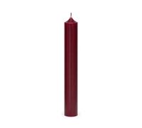 Bütic GmbH Lot de 4 bougies à tige colorées 180 mm x Ø 22 mm - Bougies avec combustion sans laisser de résidus - Couleur : rouge foncé