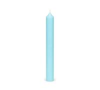 Bütic GmbH Lot de 4 bougies à tige colorées 180 mm x Ø 22 mm - Bougies hautement nettoyées, durée de combustion 8 h, sans odeur, faible suie avec combustion sans résidu, couleur : bleu glacé