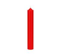 Bütic GmbH Lot de 8 bougies à tige colorées 180 mm x Ø 22 mm - Bougies à combustion sans résidu, couleur : rouge