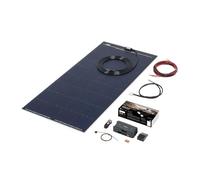 BÜTTNER DOMETIC Système solaire complet Flat-Light MT 120 FL, 120 Wp, noir, 2 x 54 x 112 cm, 4 kg, avec régulateur solaire MPPT