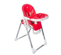 BUF BOOF® Chaise Haute X-6 Inclinable 4 Positions, Réglable Red
